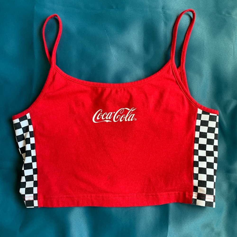 Coca cola red crop top ❤️